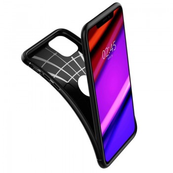 Spigen rugged armor dėklas - juodas (IPHONE 11 PRO) Spigen rugged armor dėklas - juodas (IPHONE 11 PRO)